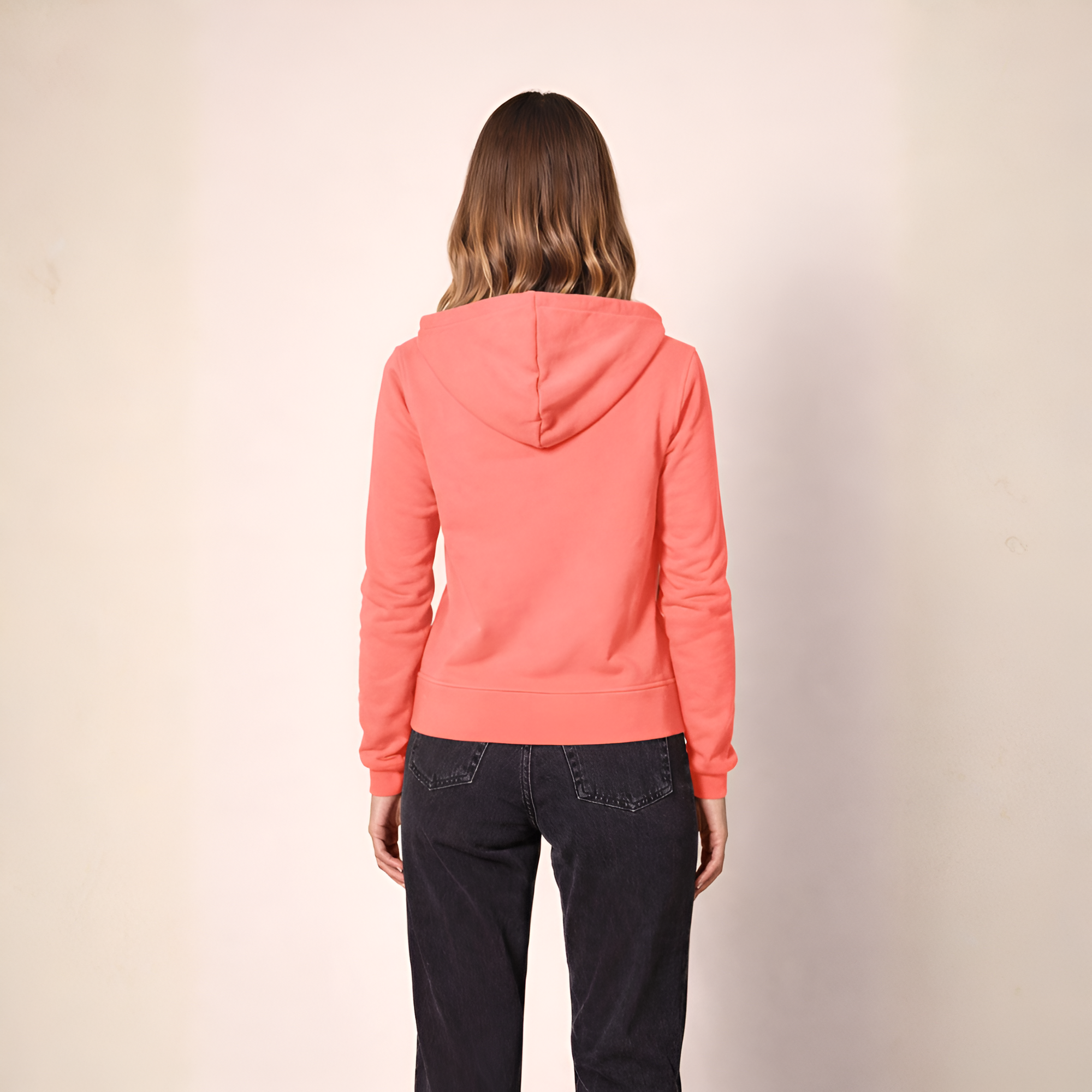 Full Zip Fleece Hoodie For Women