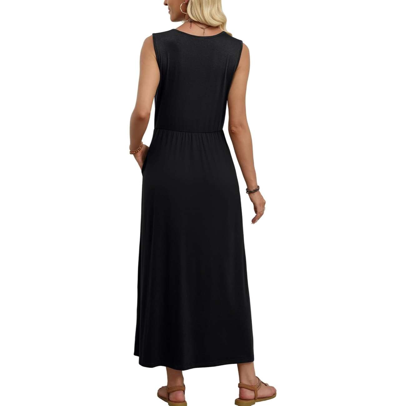 Summer Sleeveless Maxi Dress For Women