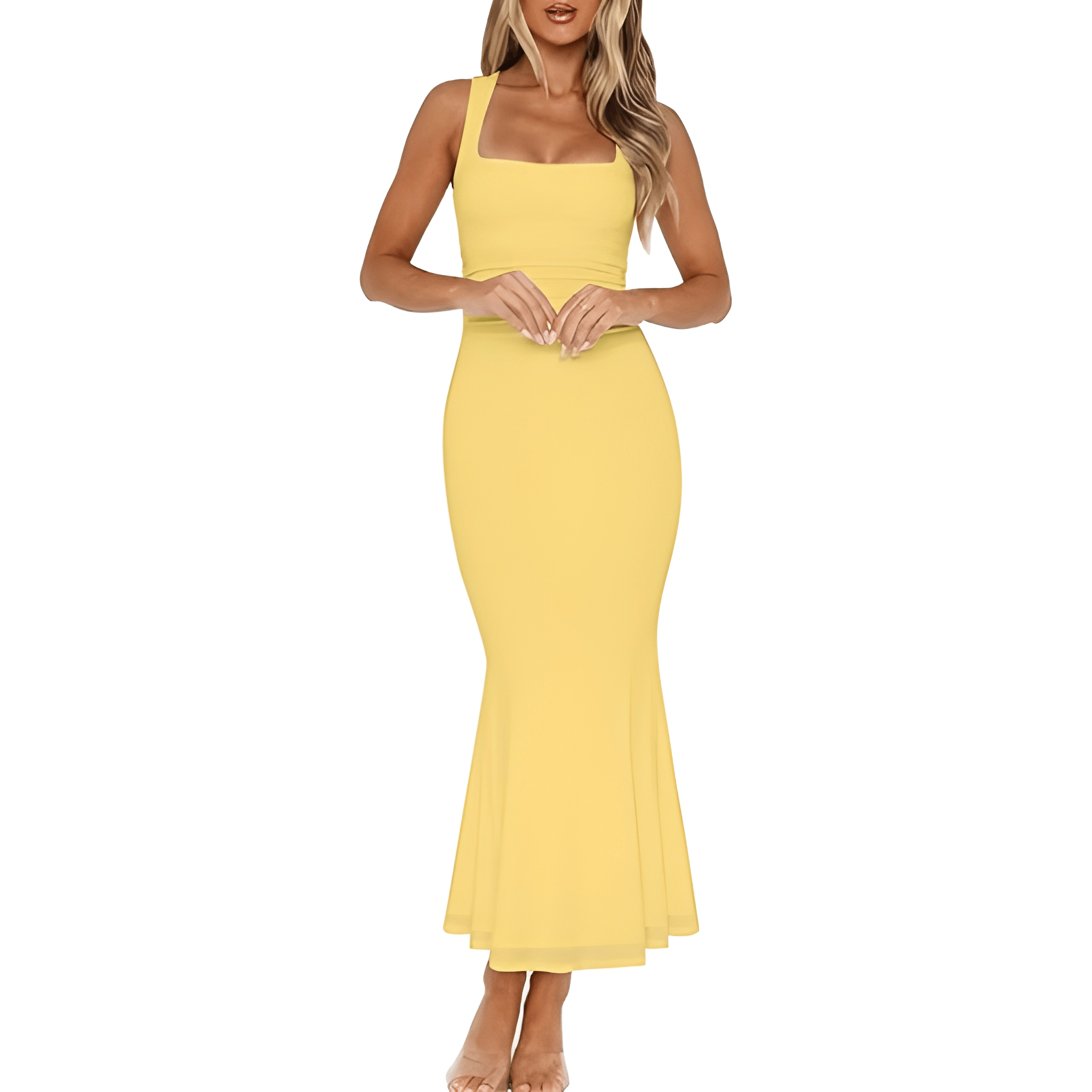 Sleeveless Partywear Bodycon Maxi Dress Dresses For Women