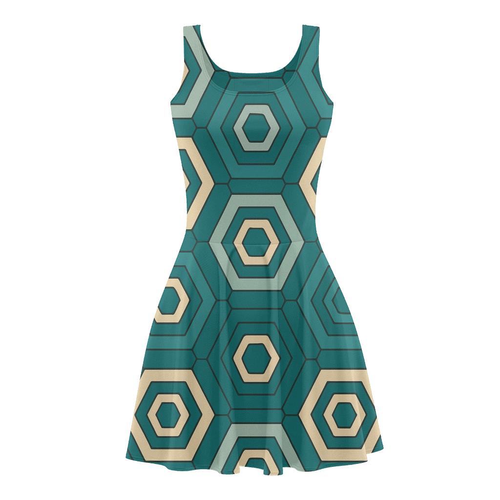 Nested Prism Array skater dresses for occasions