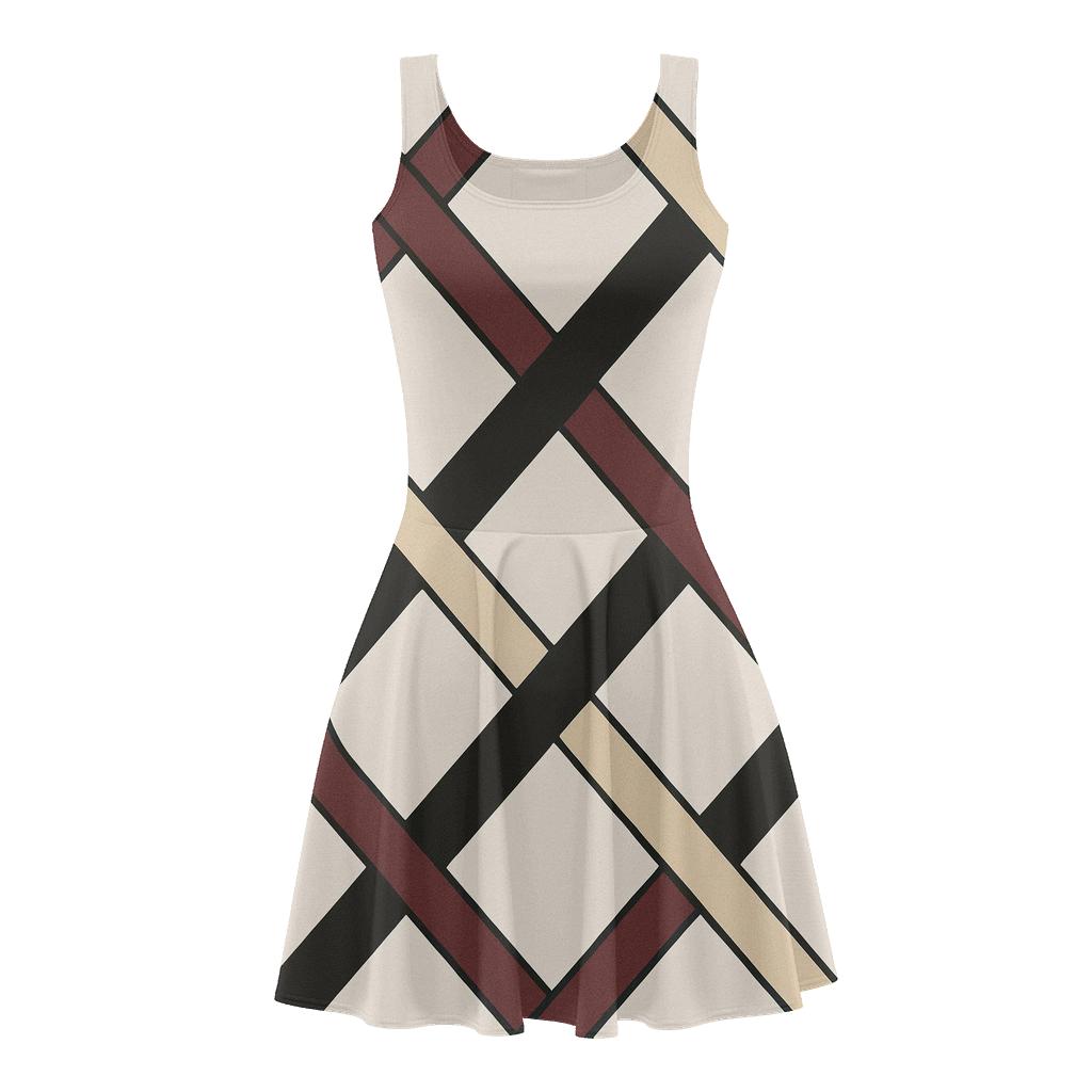 Cosmic Knot Bands floral print skater dresses