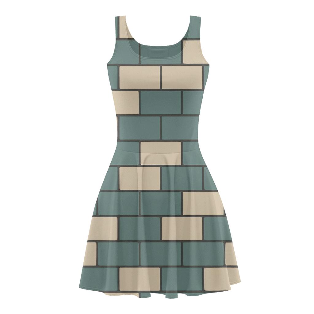 Shifted Square Mosaic custom skater dresses