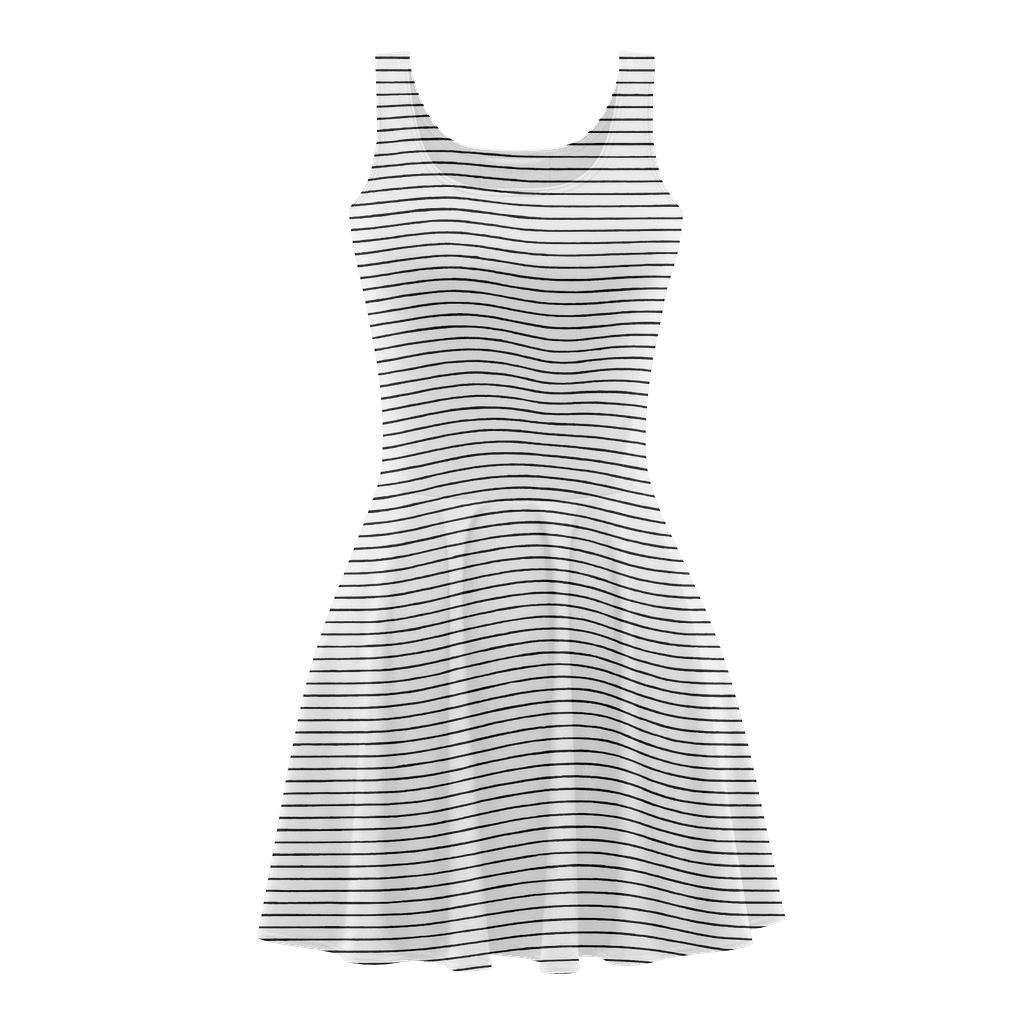 Moiré Step Shift skater dresses for occasions