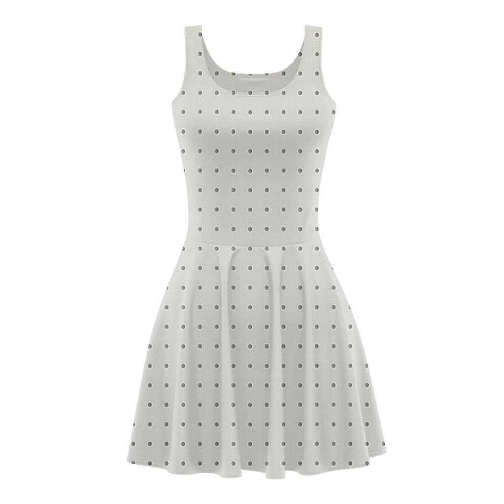 Micro Dot Lattice personalized fit skater dresses