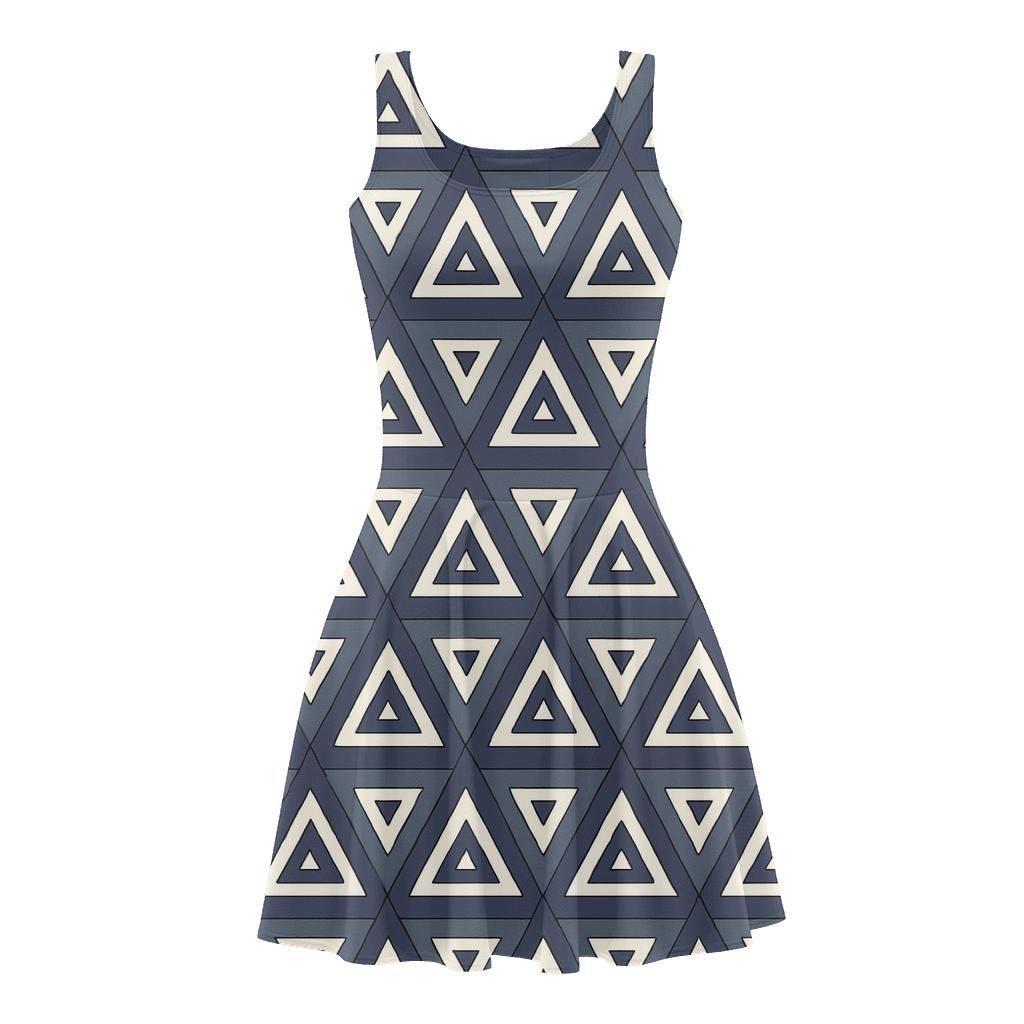 Nested Prism Tiles personalized fit skater dresses