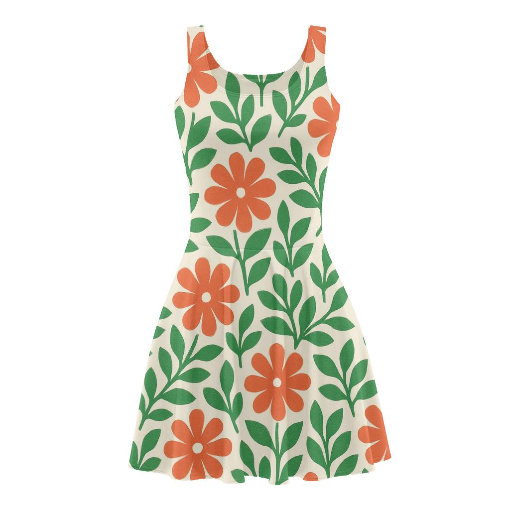 Modular Floral Rhythm personalized fit skater dresses
