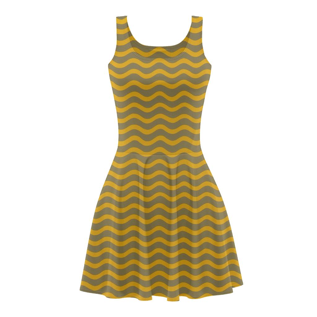 Wave Line Pack Array skater dresses for occasions