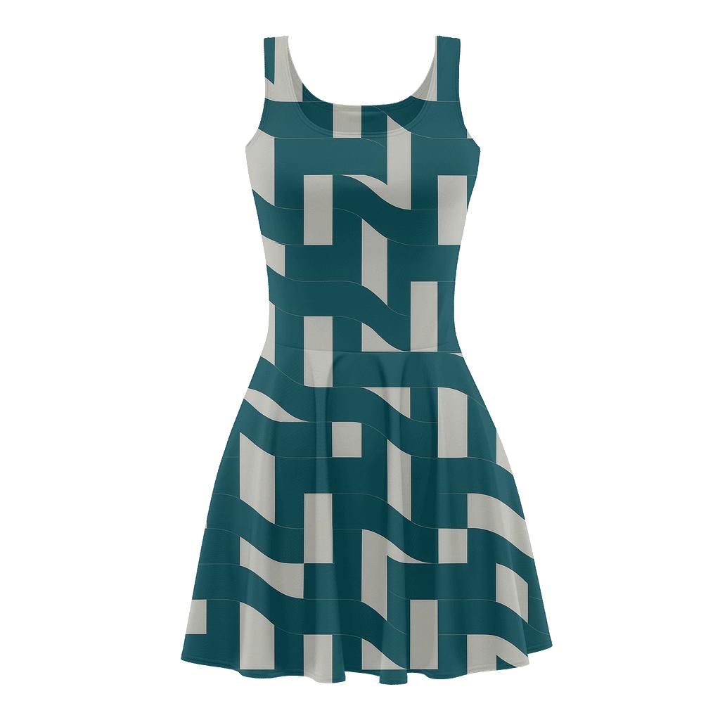 Tessellation Prime Ribbon Field personalized fit skater dresses