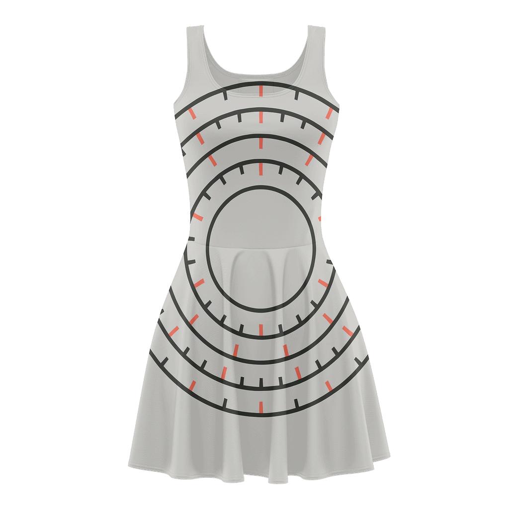 Precision Concentric Track Map unique custom skater dresses