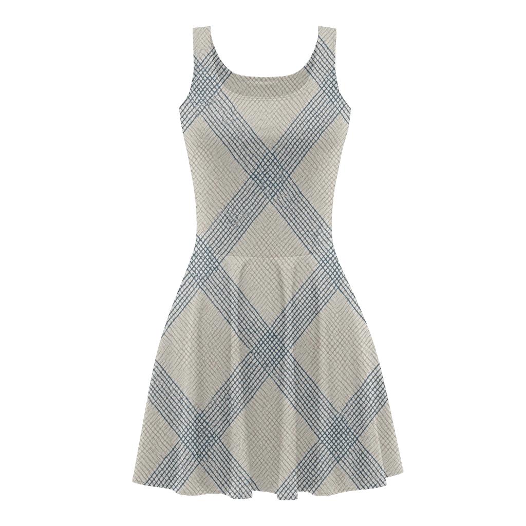 Parallel Crosshatch Harmony personalized fit skater dresses