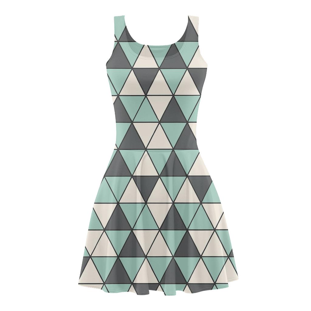 Tri Flip Tessellation With Signature Phases trendy mini skater dresses