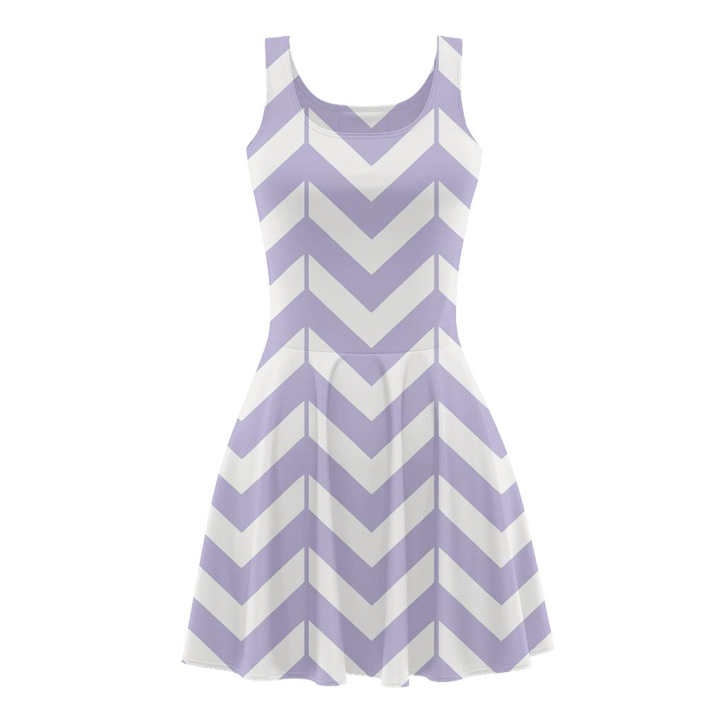 Modular Chevron Flow custom skater dresses