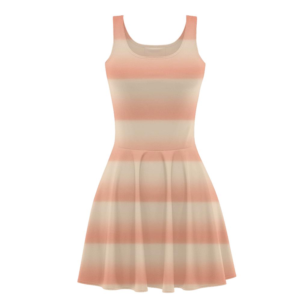 Banded Gradient Field skater dresses for occasions