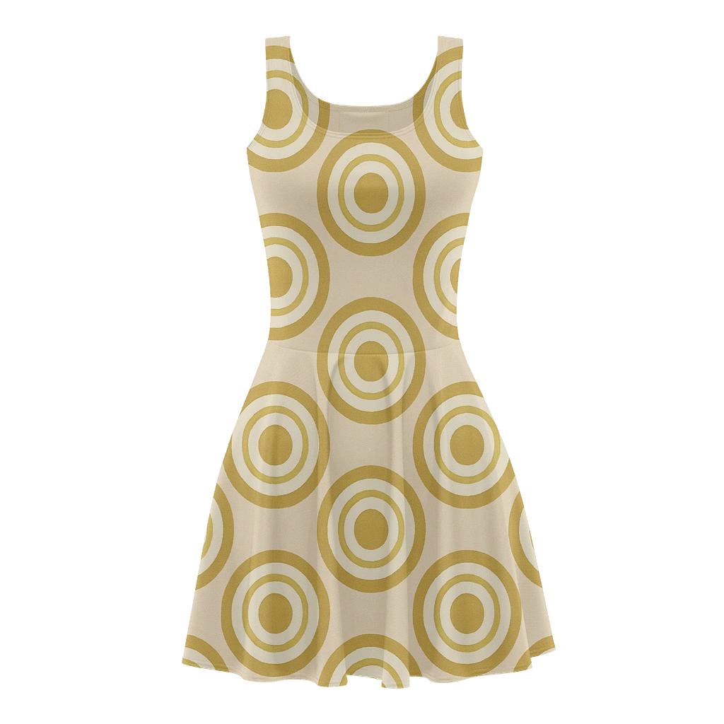 Concentric Ring Track Registers stylish a-line skater dresses