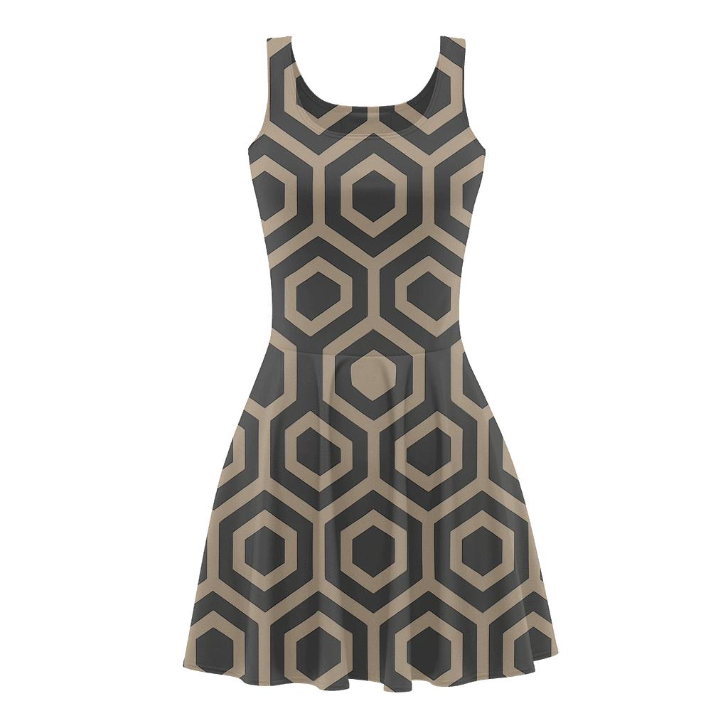 Nested Hexagon Prism Array skater dresses for occasions