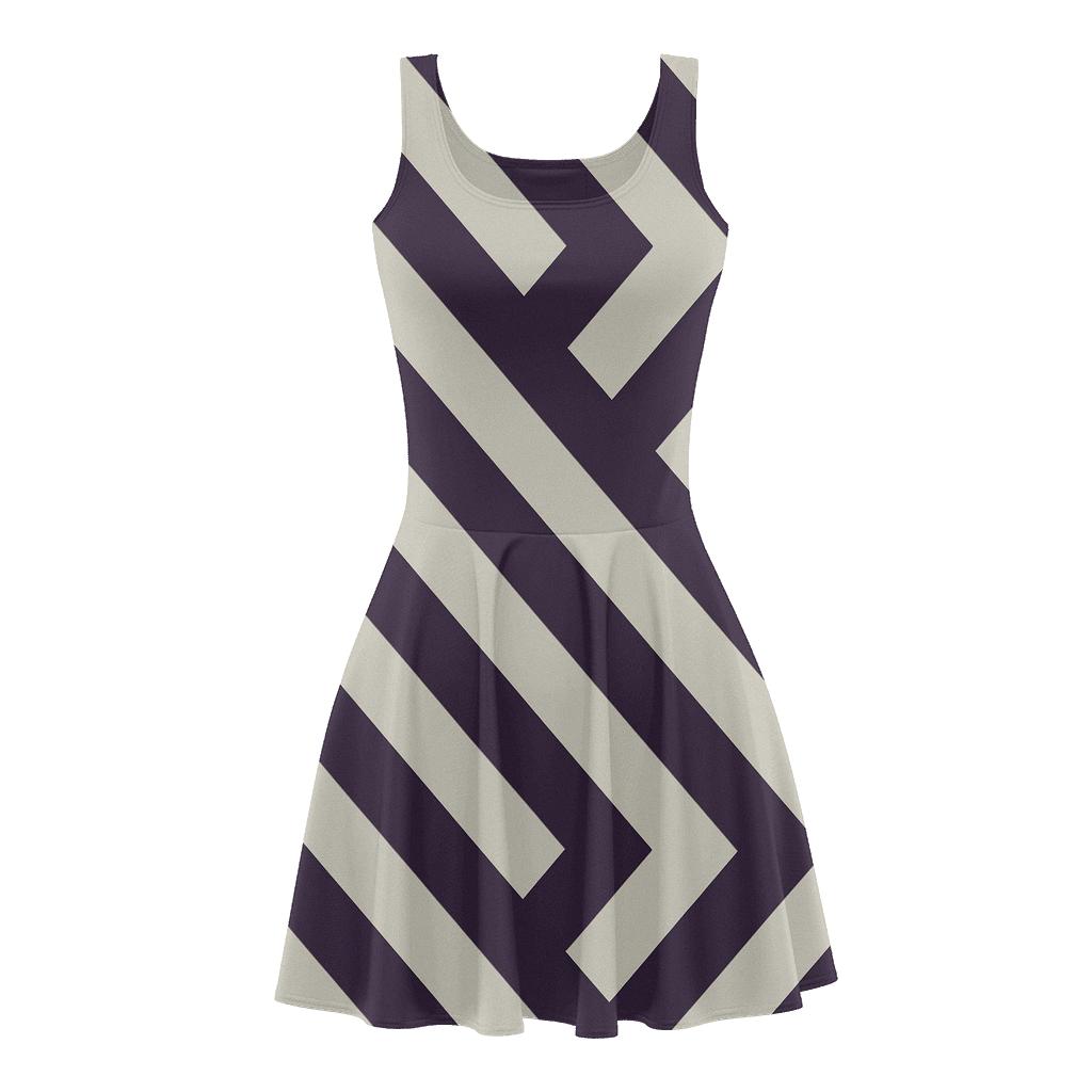 Cascading Lines skater dresses for occasions