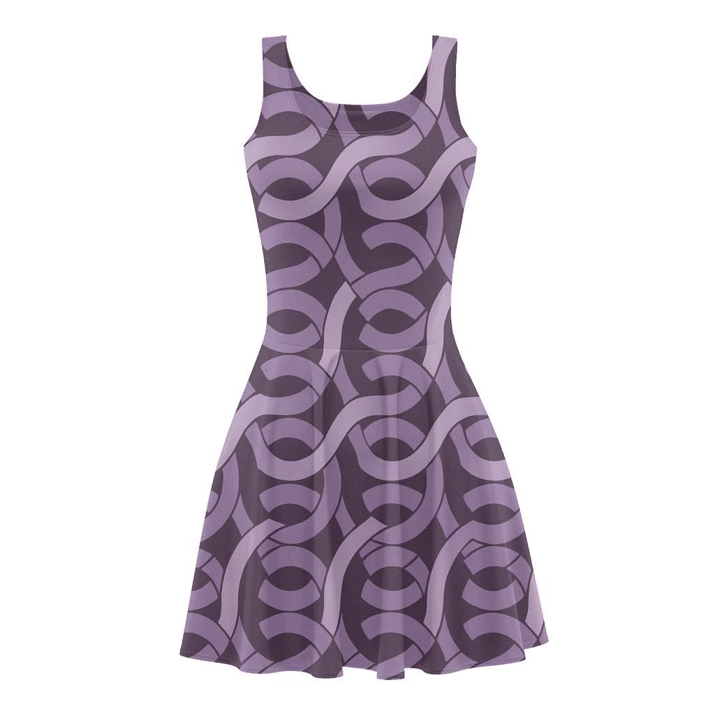 Rhythmic Circular Weave designer pattern skater dresses