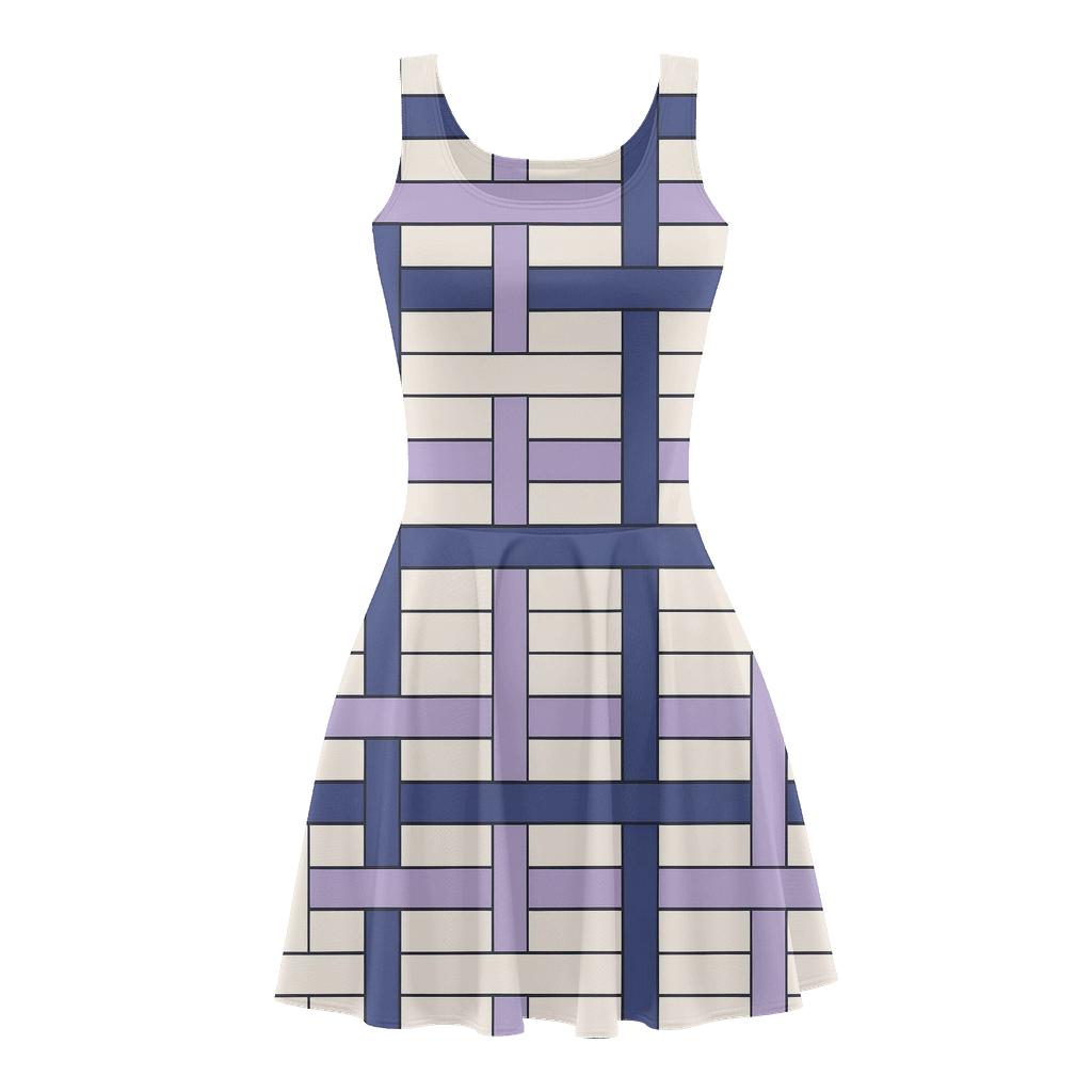 Braided Ribbon Matrix Elite Lines comfortable stretch skater dresses