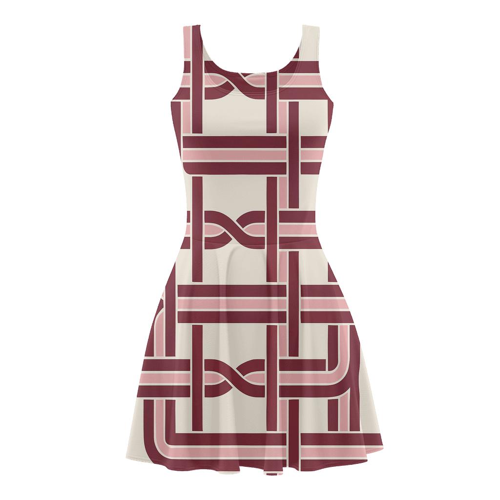 Braided Stripe Ultra Study stylish a-line skater dresses