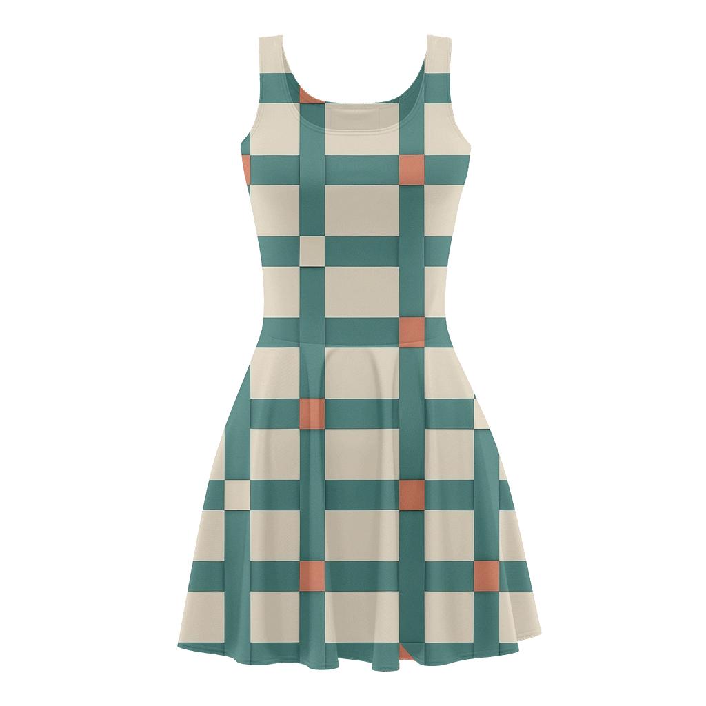 Lattice Ribbon Weave custom skater dresses