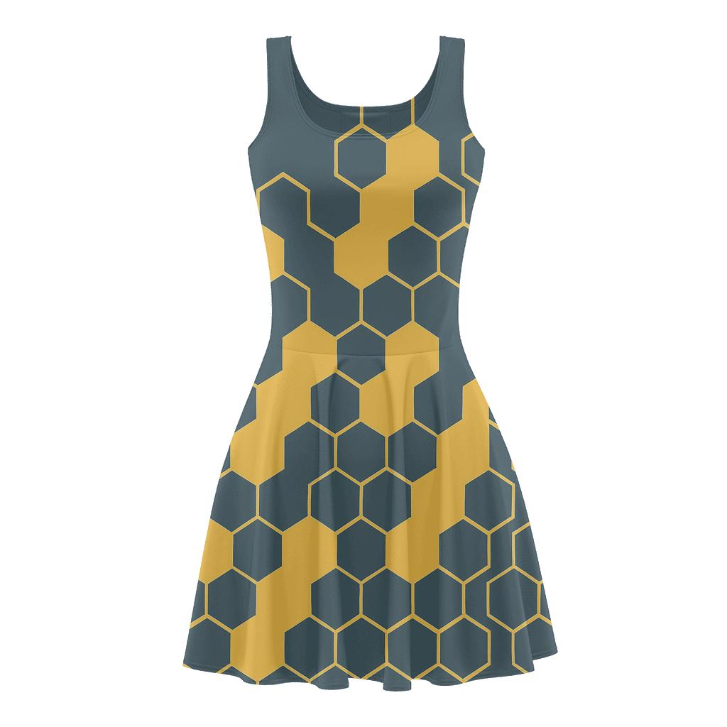 Hexal Step Mesh Nebula unique custom skater dresses
