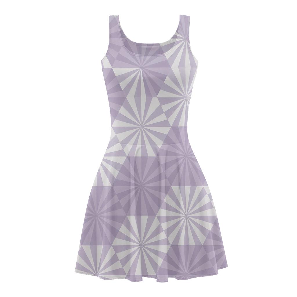 Radial Polygon Fans personalized fit skater dresses