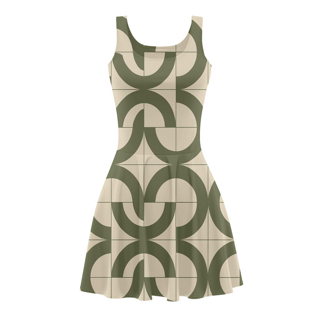 Interlocked Arc Deluxe Repeat custom skater dresses