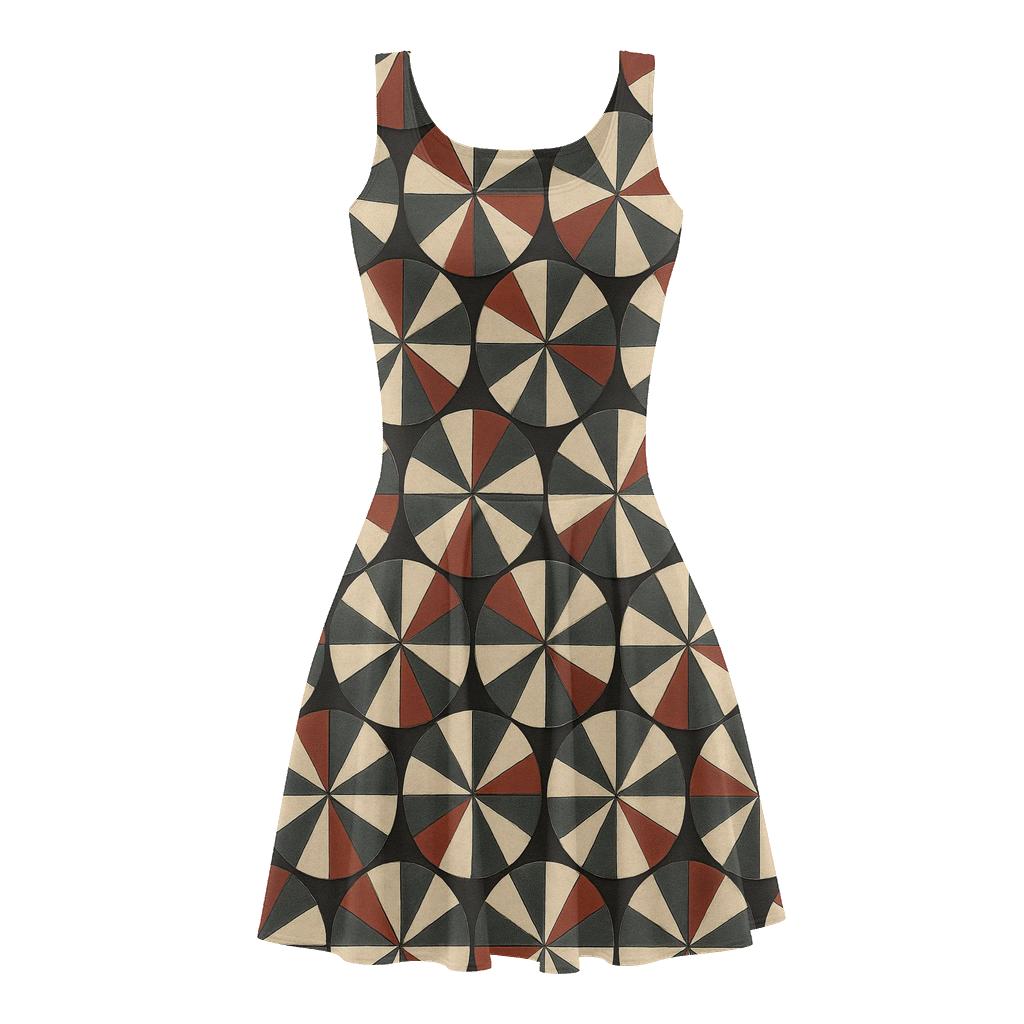 Radial Segment Relay unique custom skater dresses