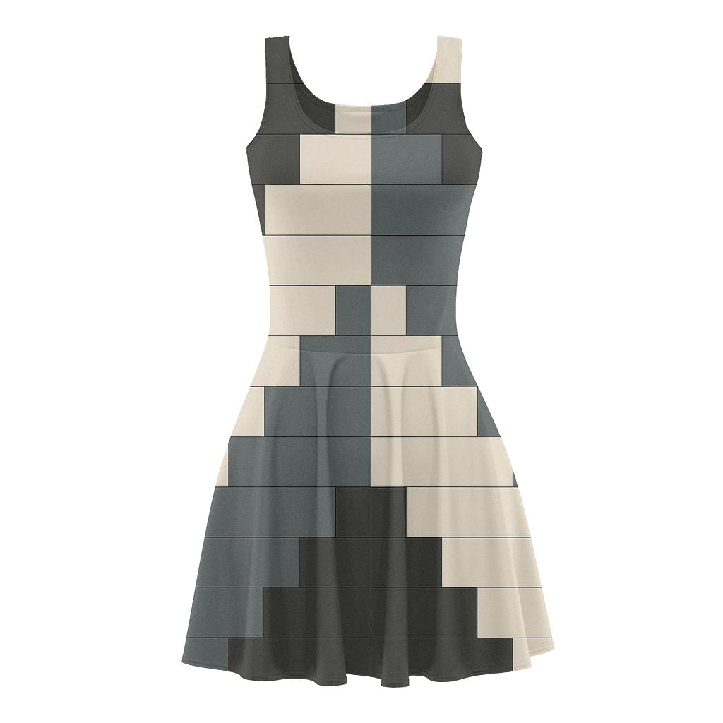 Iterative Edge Fold skater dresses for occasions