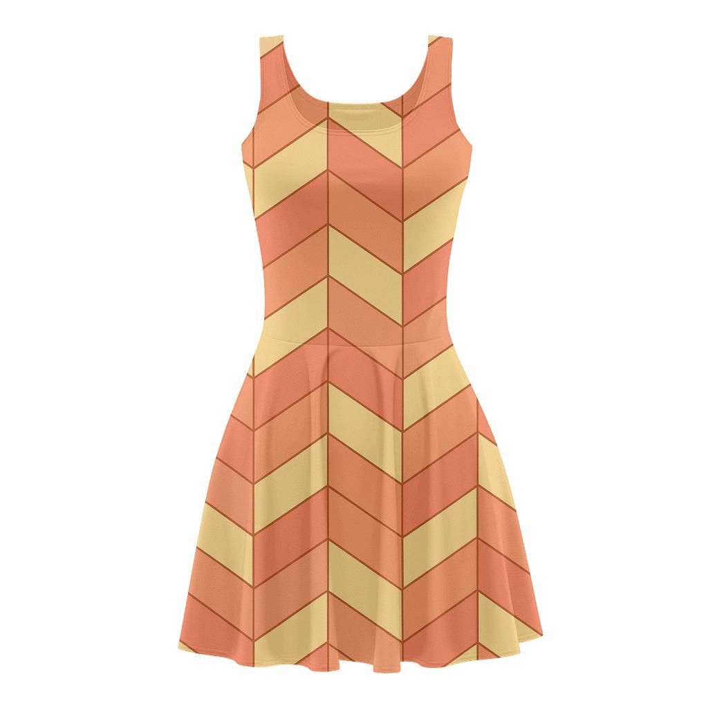 Iterative Edge Fold skater dresses for occasions