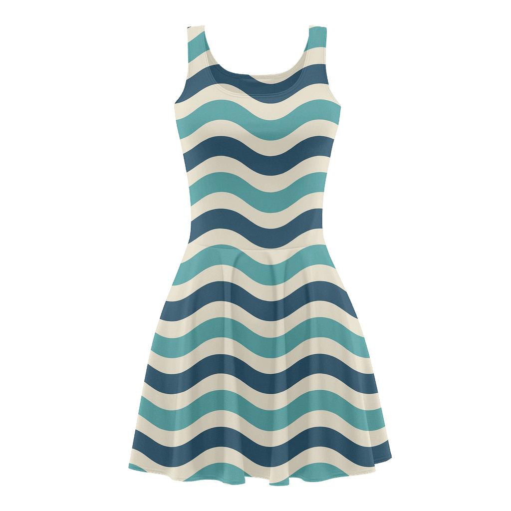 Wave Line Pack unique custom skater dresses