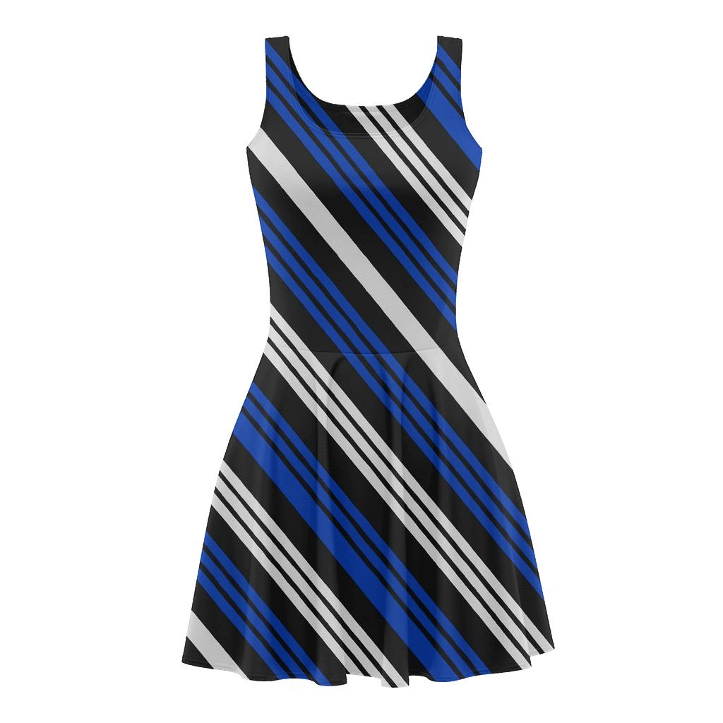 Comet Tail Ribbons designer pattern skater dresses