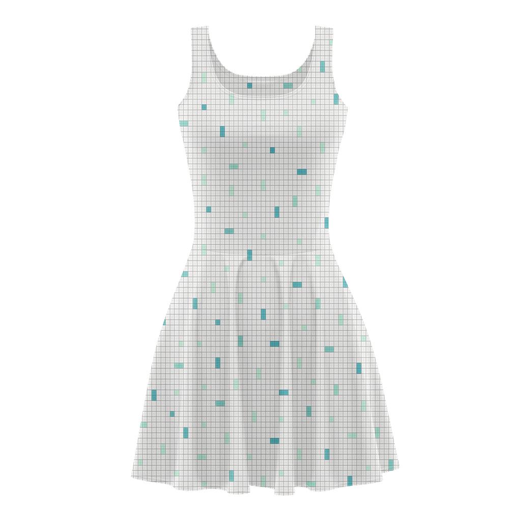 Ion Grid Microtexture custom skater dresses