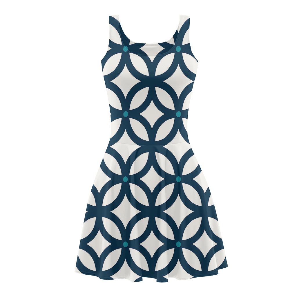Orbital Lattice Bands unique custom skater dresses