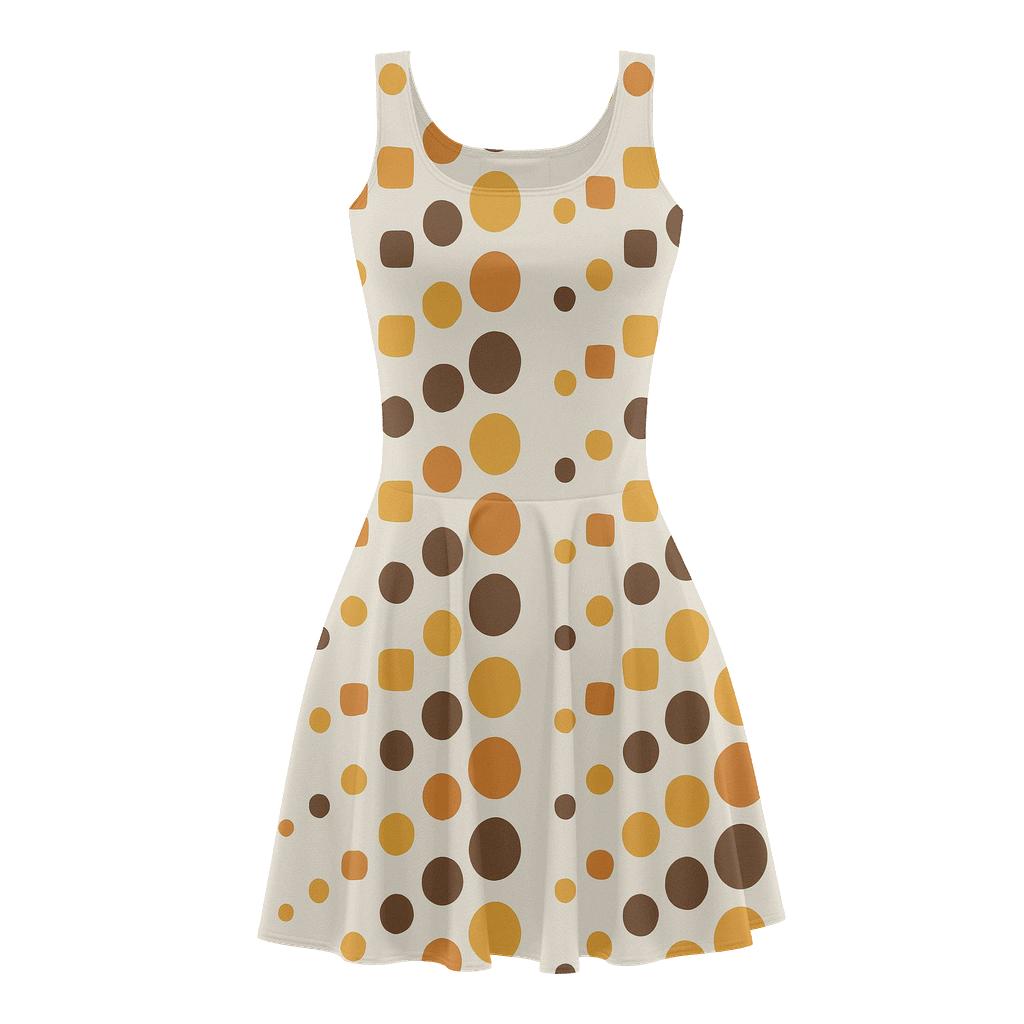 Solar Phase Steps unique custom skater dresses