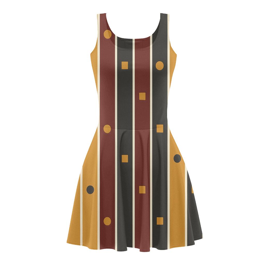 Solar Band Sequencer stylish a-line skater dresses