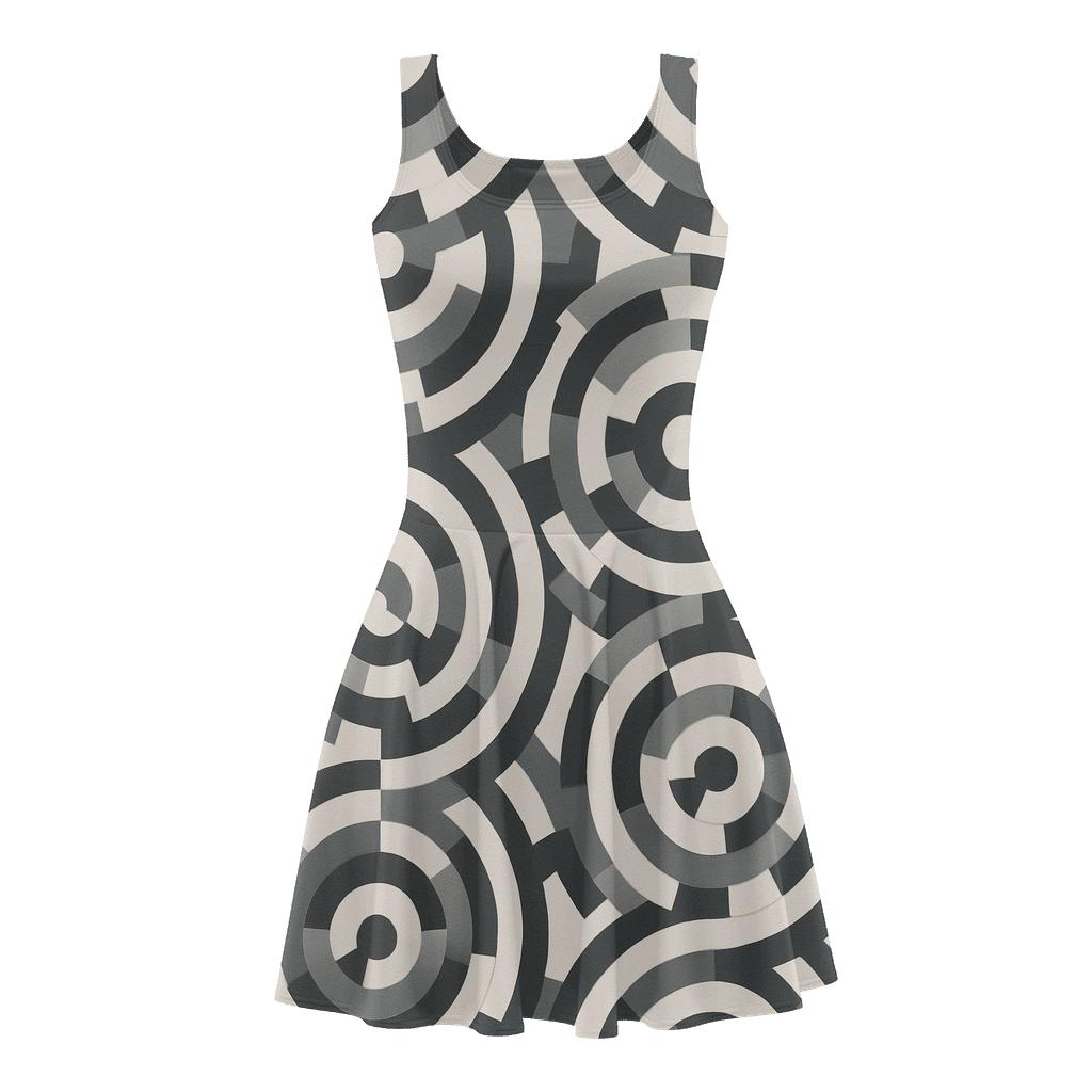 Orbit Ring Step Sequence trendy mini skater dresses