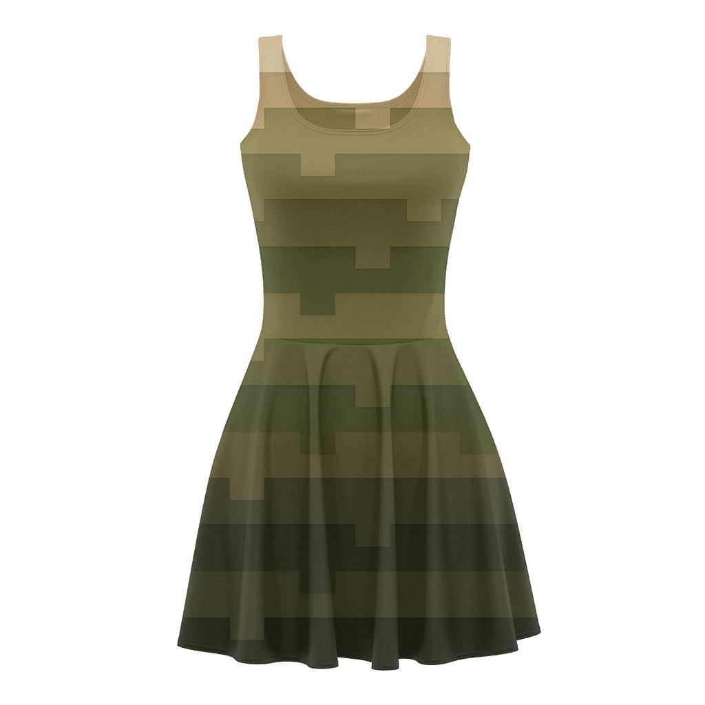 Stepped Horizon Strata trendy mini skater dresses