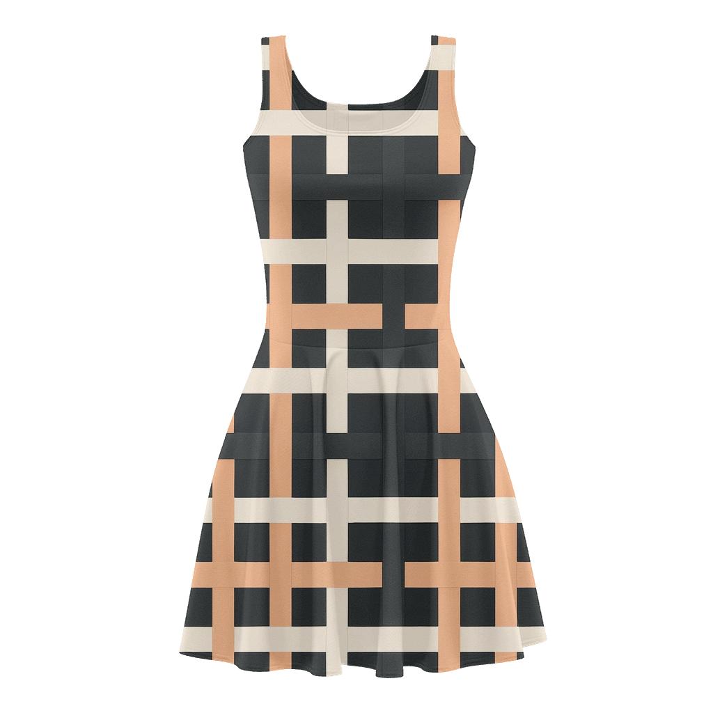 Band Interleave Matrix personalized fit skater dresses