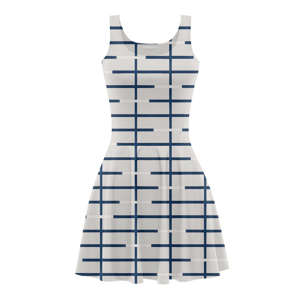 Offset Lattice Pulse personalized fit skater dresses