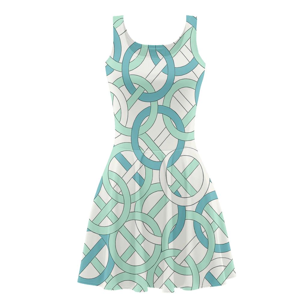 Orbital Ring Tessellation custom skater dresses