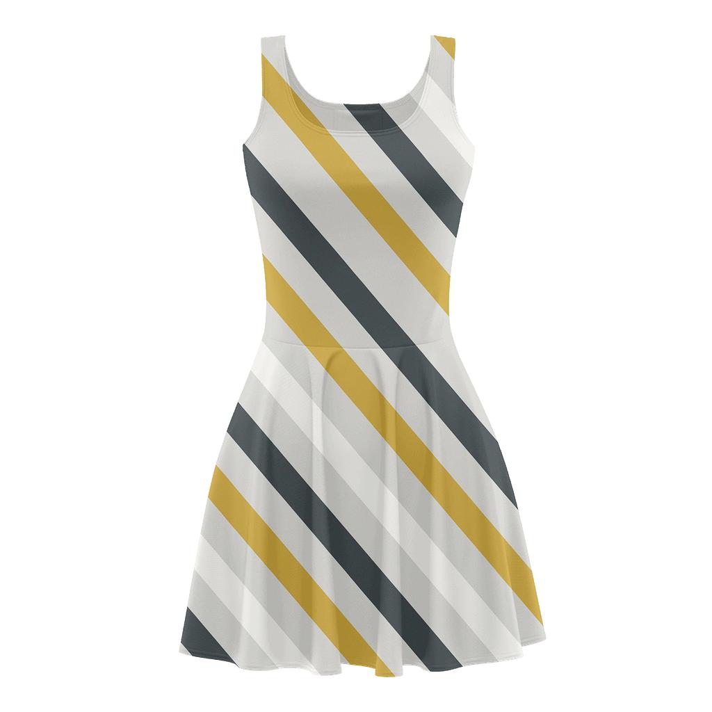 Linear Comet Trails custom skater dresses