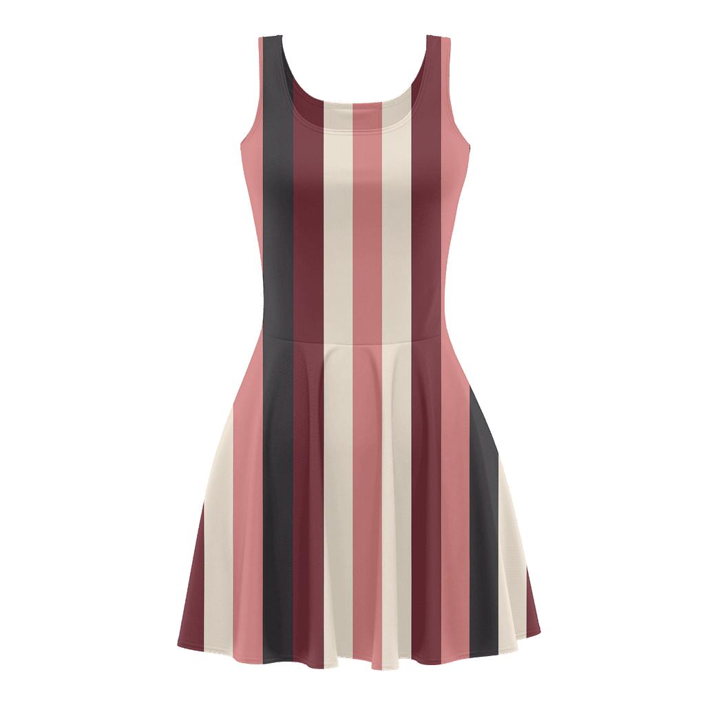 Spectral Stripe Register skater dresses for occasions
