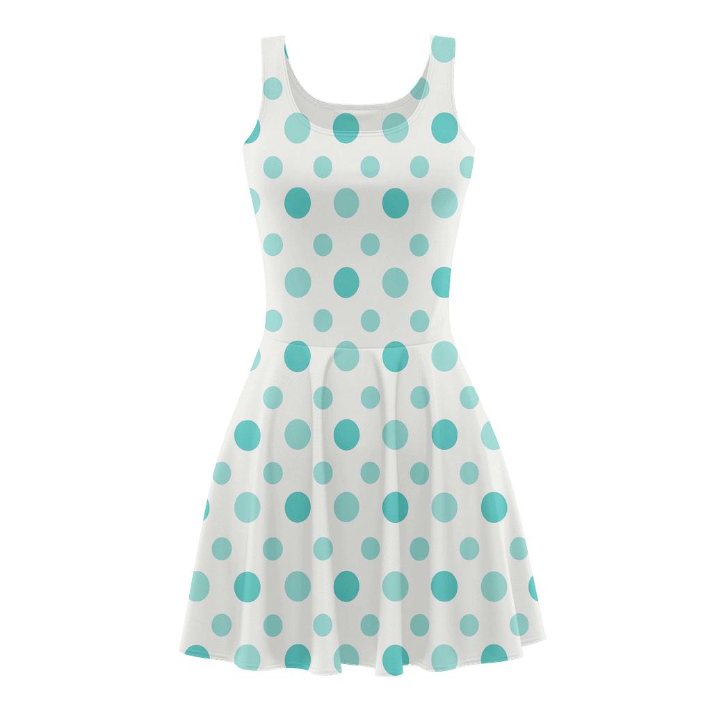 Orbital Dot Registers stylish a-line skater dresses