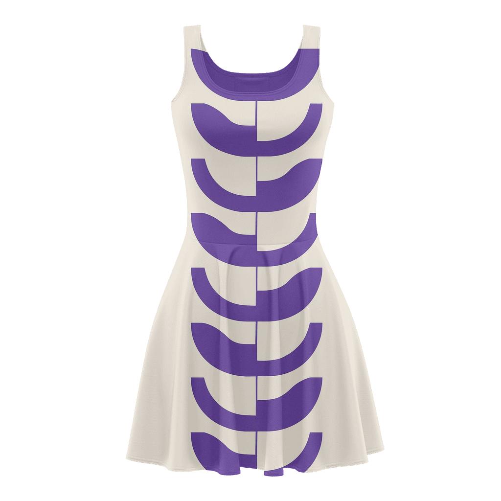 Segmented Ring Ladder trendy mini skater dresses