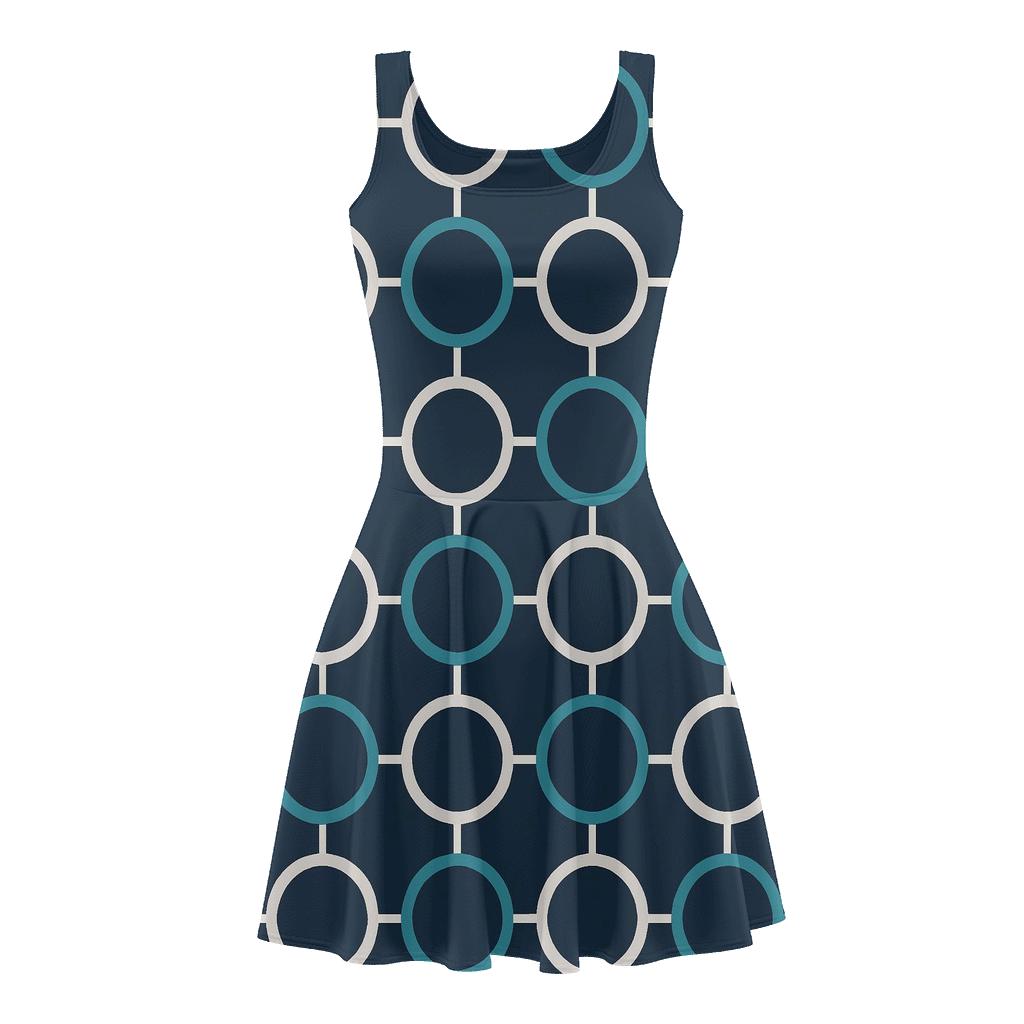 Orbital Lattice Bands personalized fit skater dresses