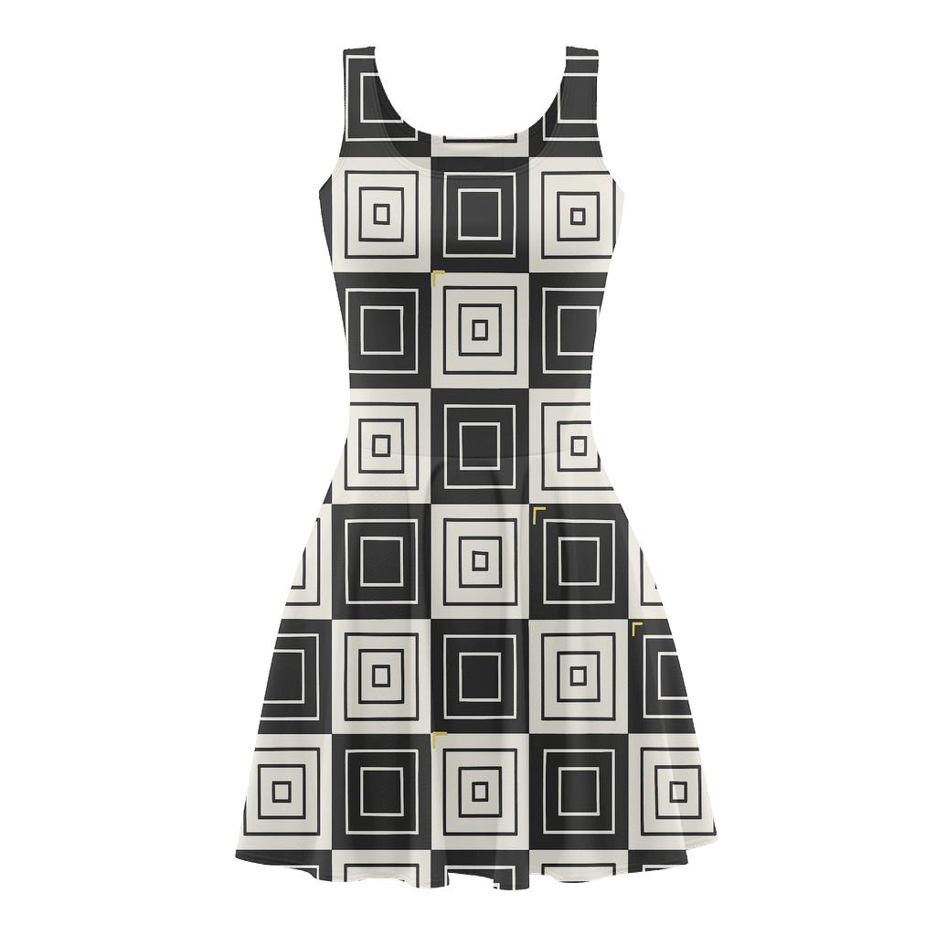 Nested Square Register Drift personalized fit skater dresses