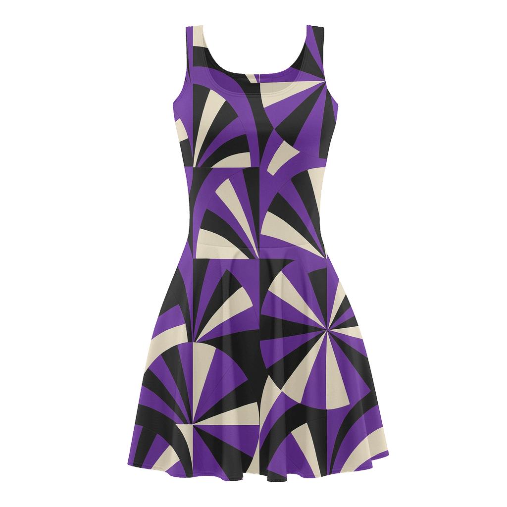 Radial Segment Relay comfortable stretch skater dresses