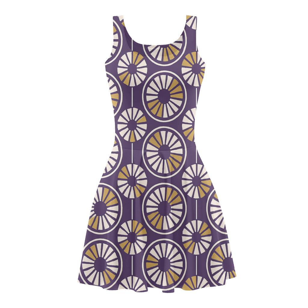 Radial Segment Carousel unique custom skater dresses