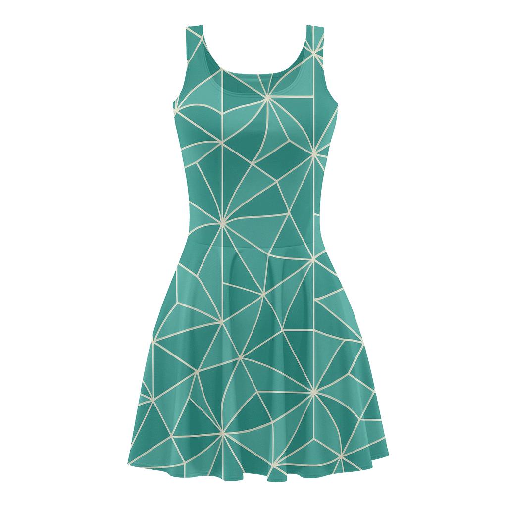 Hex Pinwheel Register custom skater dresses